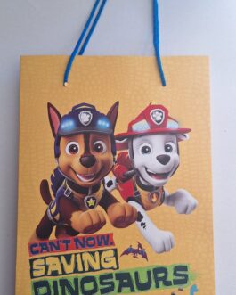 Bolsa de Regalo “Paw Patrol Salvando Dinosaurios”