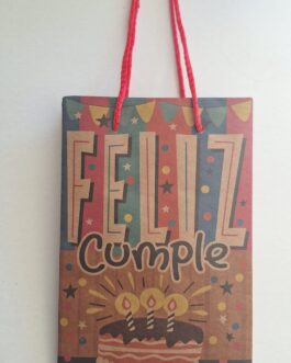 Bolsa de Regalo “Feliz Cumple” con Diseño Festivo