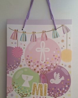 Bolsa de Regalo “Mi Bautizo” con Diseño Colorido
